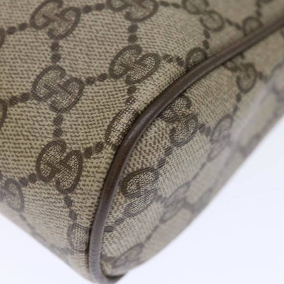 GUCCI GG Supreme Web Sherry Line Clutch Bag PVC Beige Red 89 01 012 Auth th4807 - Picture 14 of 16